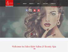 Tablet Screenshot of falco-beauty.com